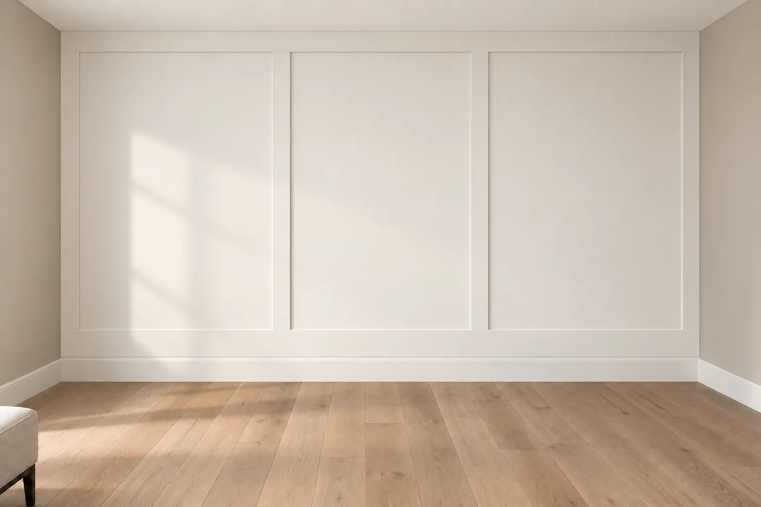 Three Panel Shaker Wall — after design concept