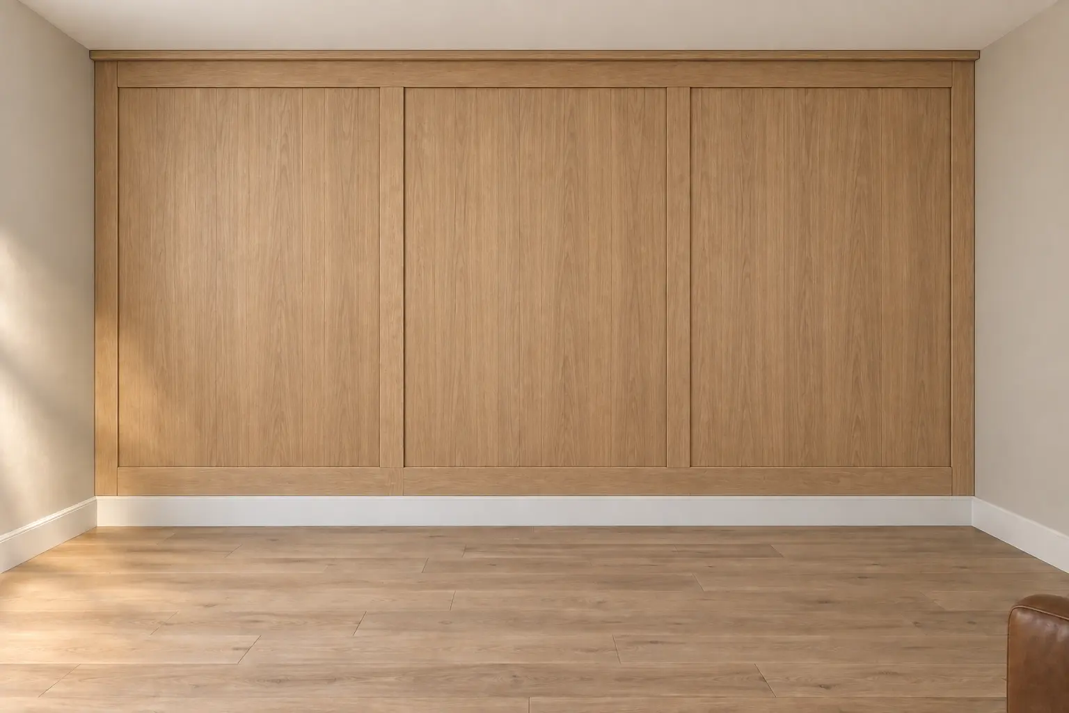 Library Grade Wall Paneling — after design concept