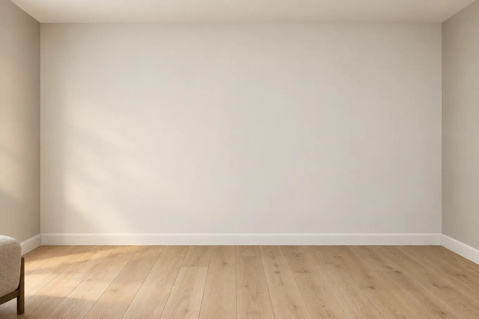 Bookmatched Walnut Feature — before design concept