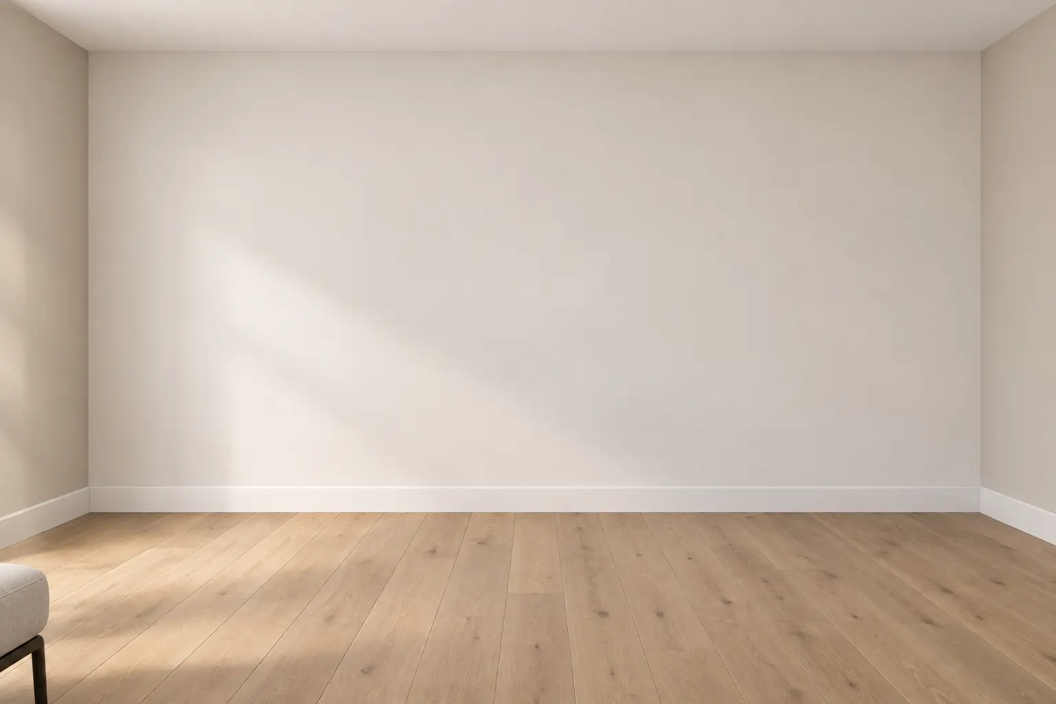 Slatted Media Wall with Electric Fireplace — before design concept