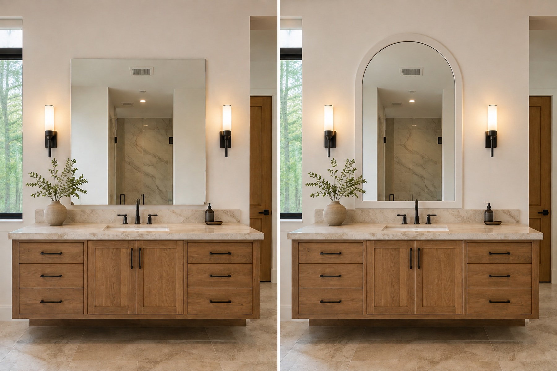 1x6 craftsman mirror frame
