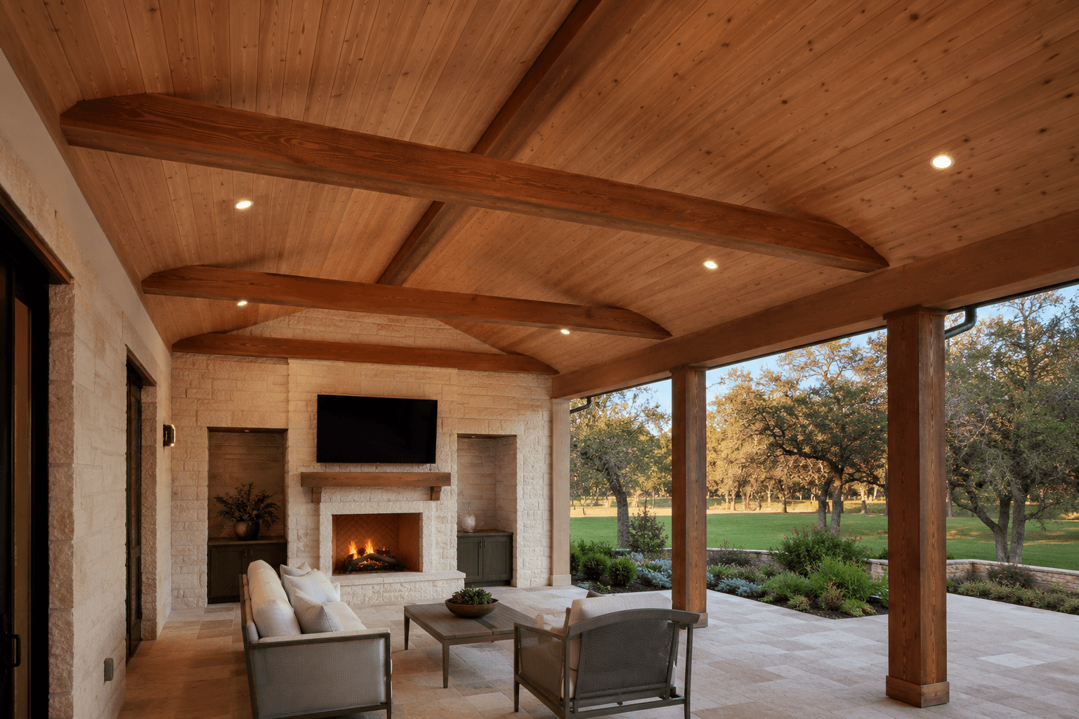 Painted contemporary ceiling grid — illustrative design