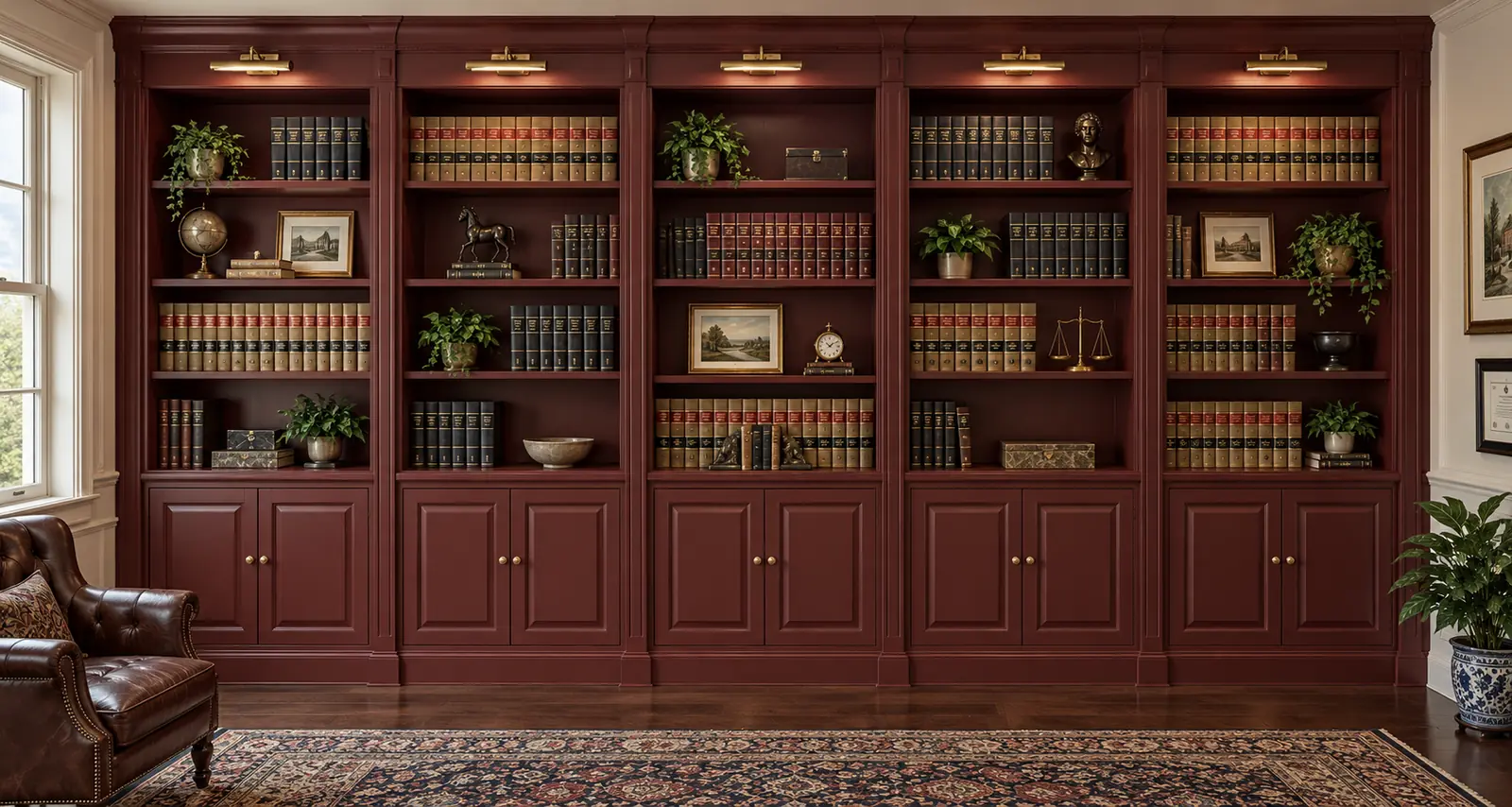 Law Office Bookcase Wall — design inspiration