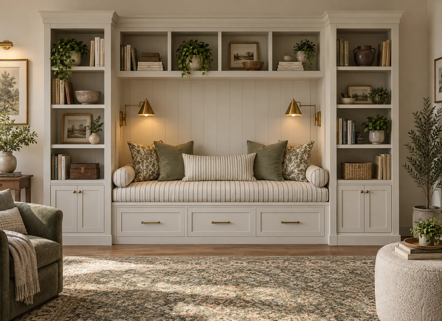 Library With Integrated Daybed — design inspiration