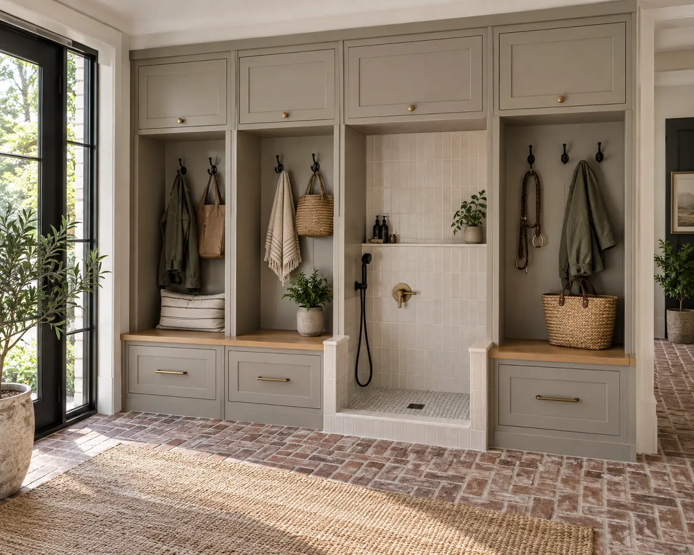 Dog Wash Mudroom Built In — design inspiration