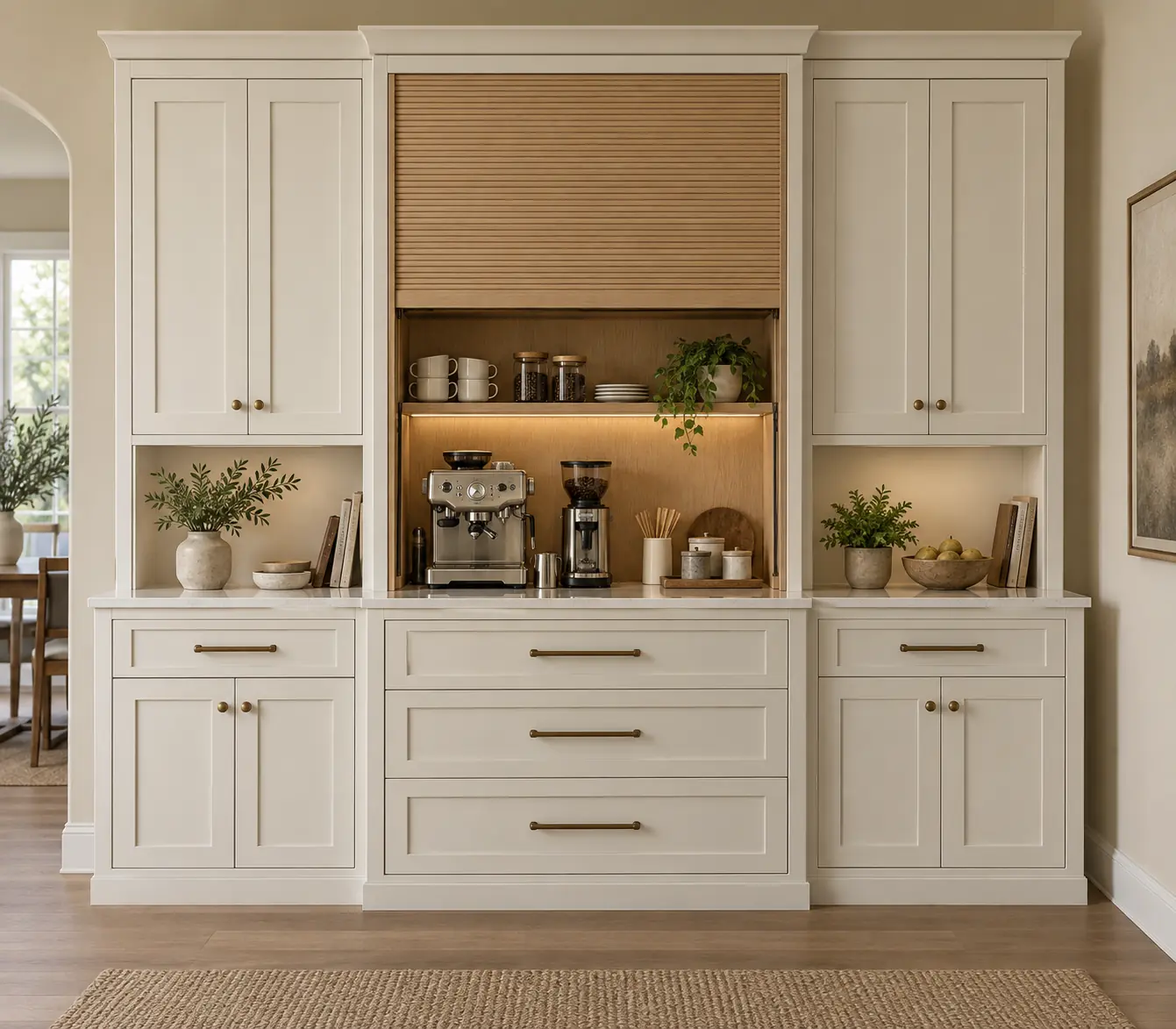Coffee Bar Appliance Garage — design inspiration