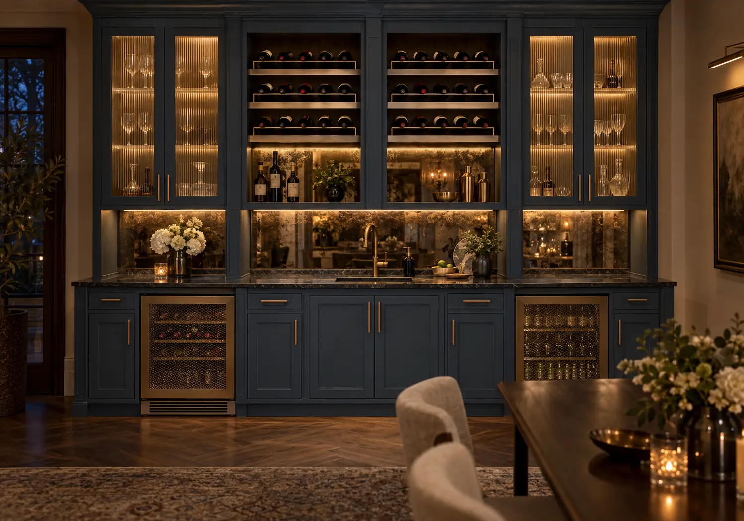 Wine Bar and Beverage Wall — design inspiration