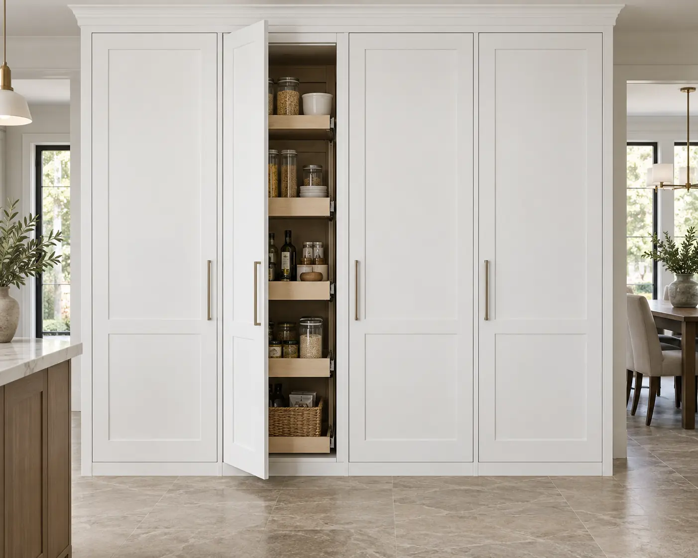 Hidden Pantry Cabinet Wall — design inspiration