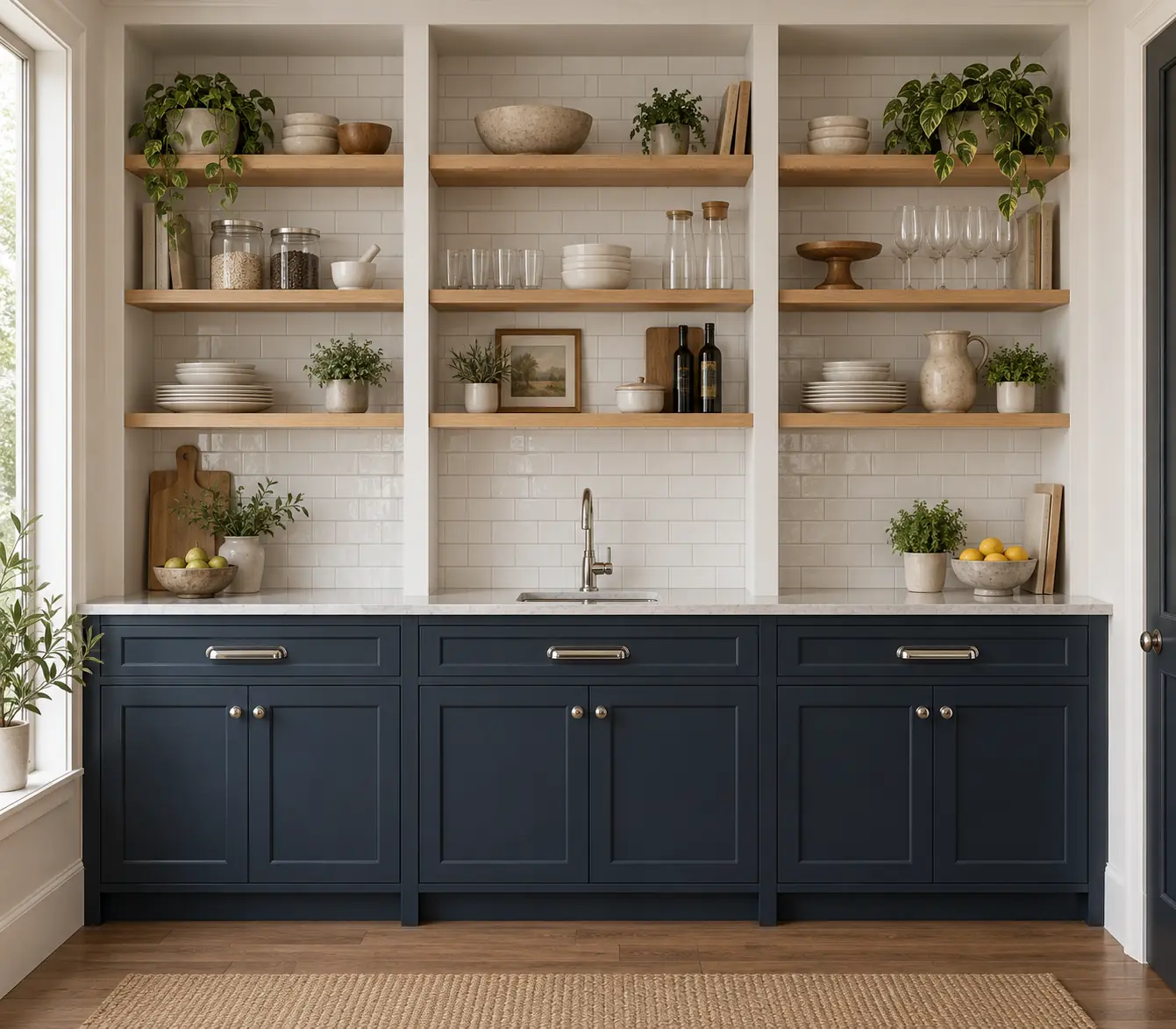 Scullery Open Shelf Wall — design inspiration