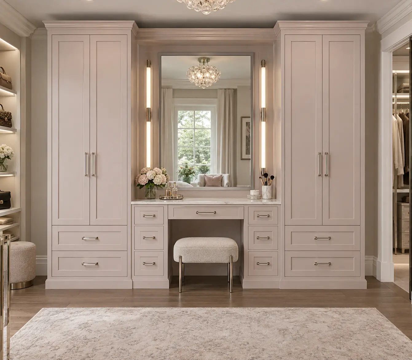 Dressing Room Vanity Wall — design inspiration
