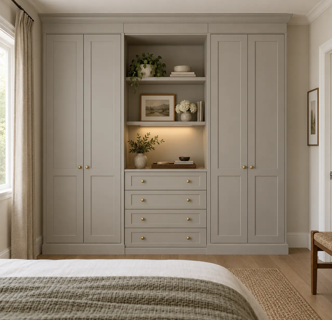 Guest Room Armoire Wall — design inspiration