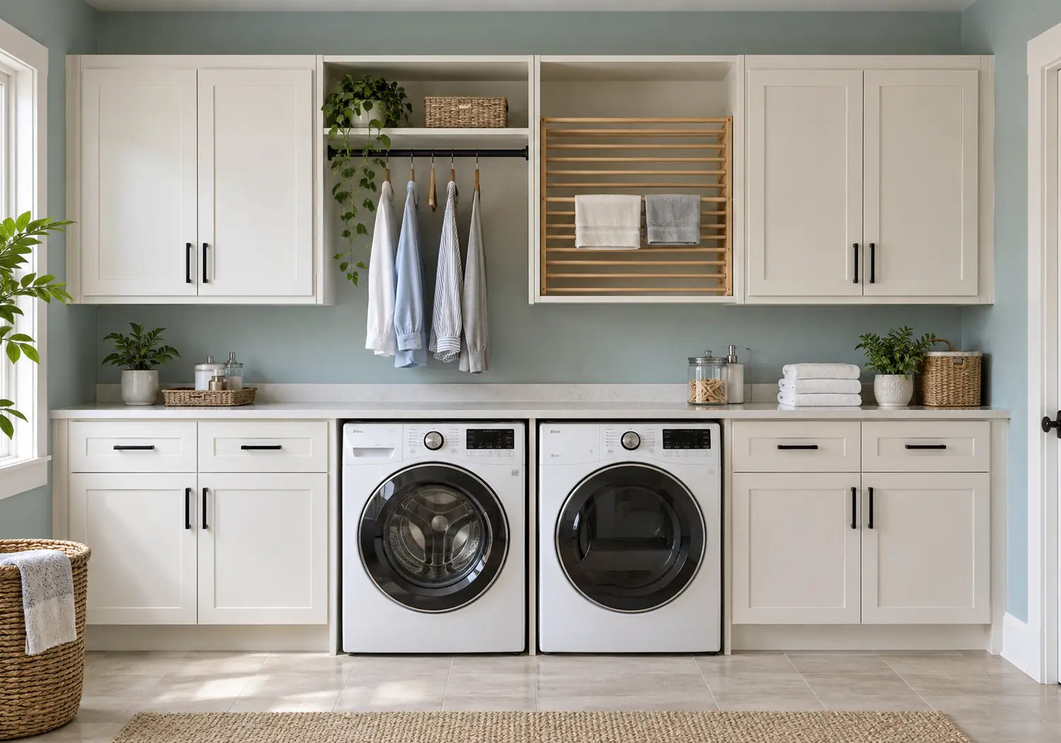 Laundry Folding and Drying Wall — design inspiration