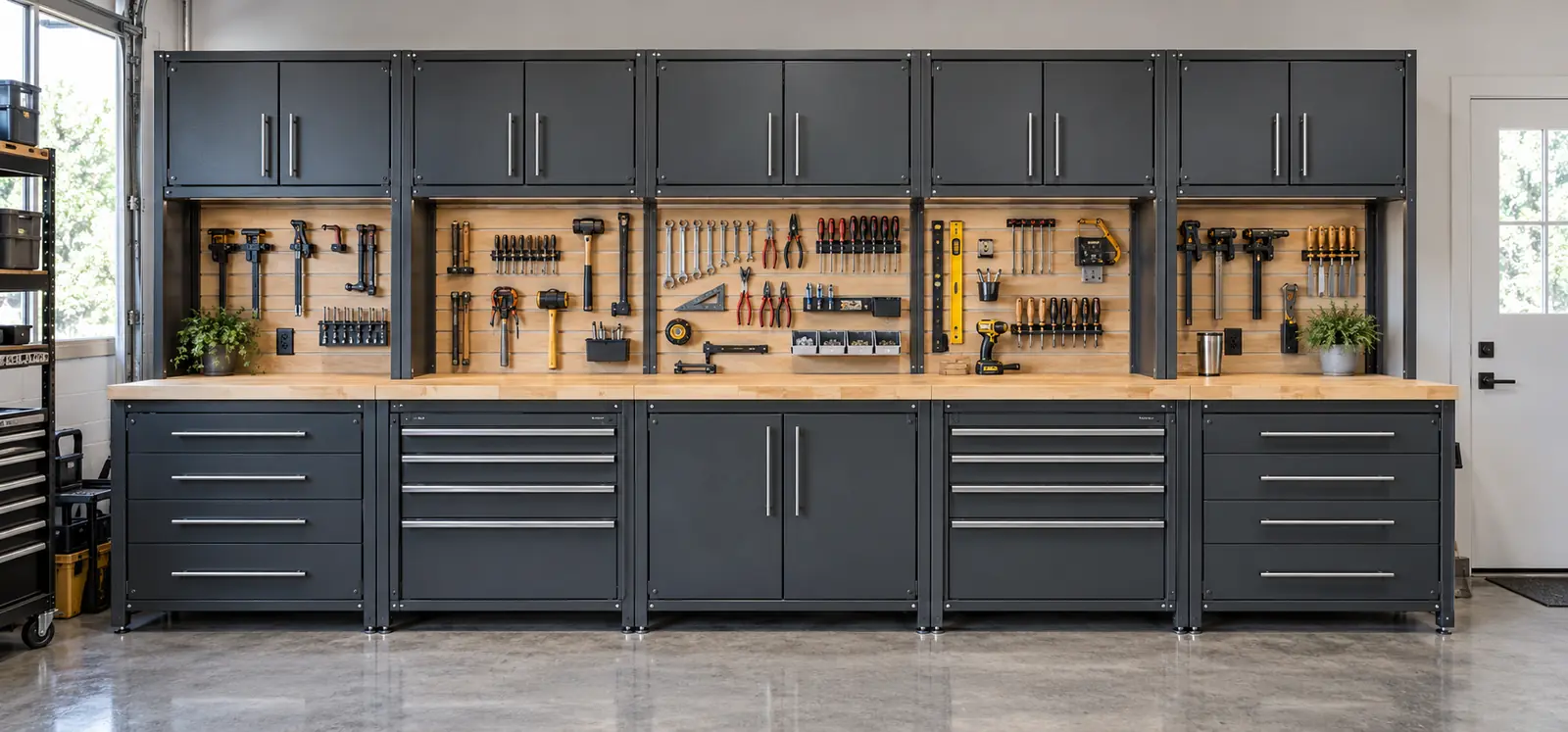 Garage Workshop Storage Wall — design inspiration