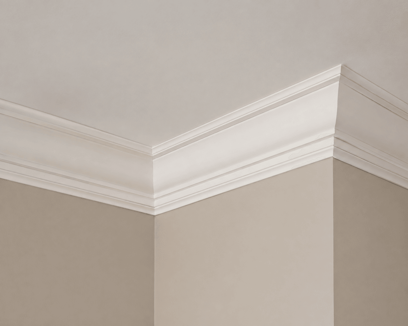 Crown plus panel-mould frieze — illustrative design