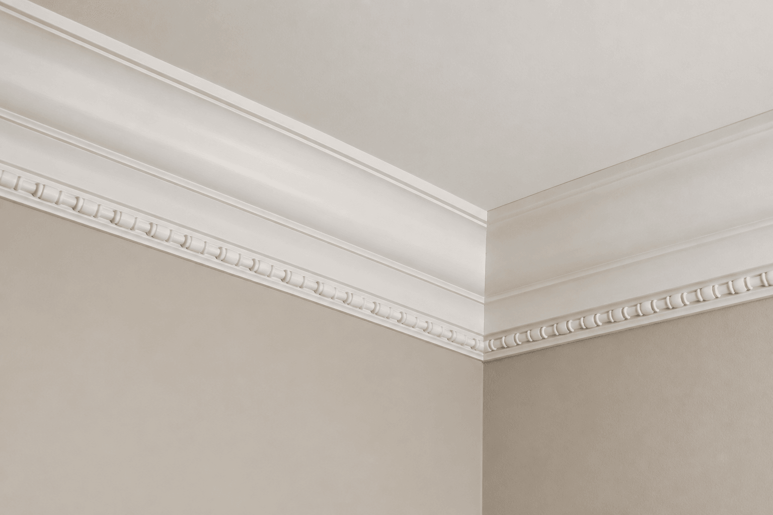 Traditional dentil crown — illustrative design