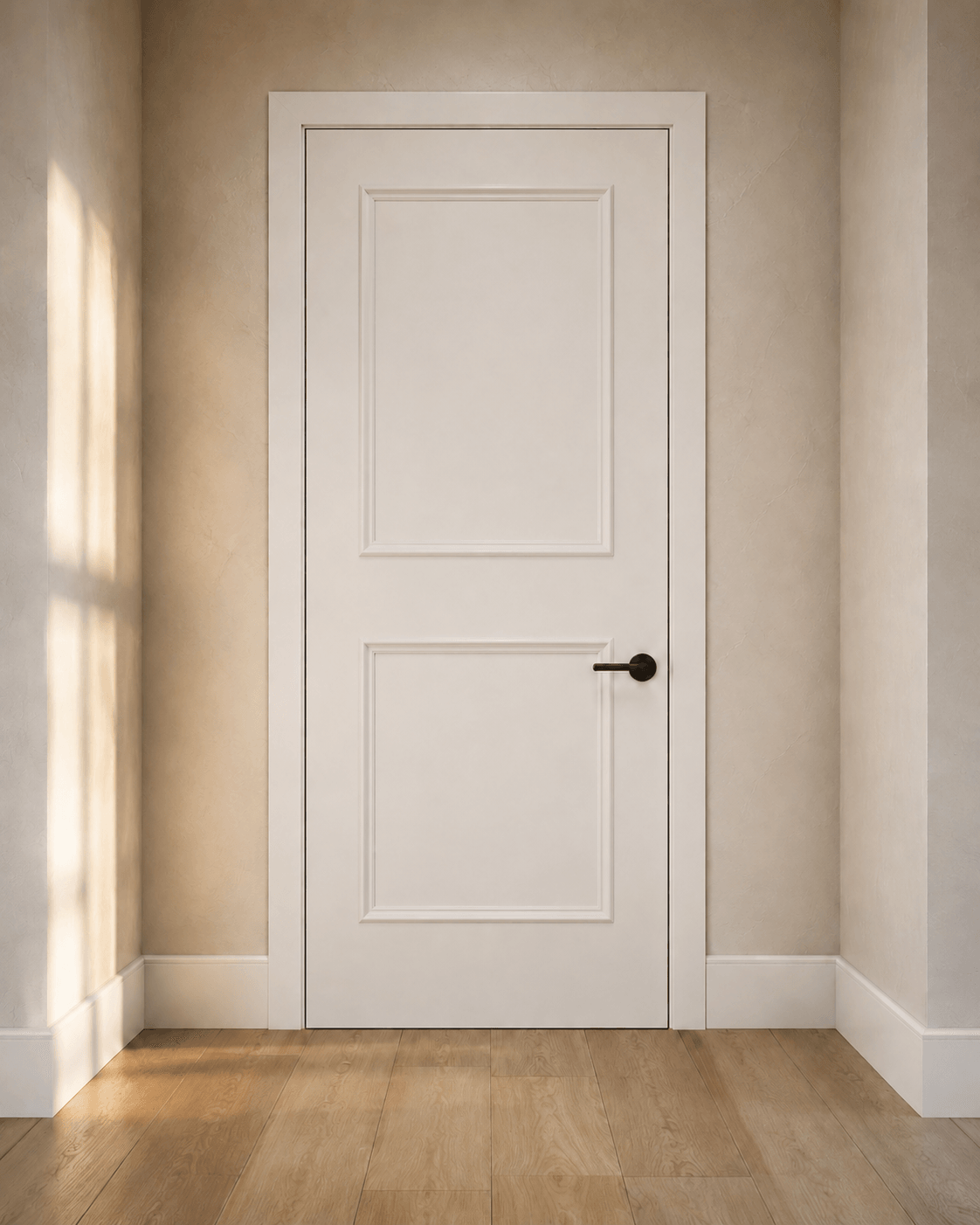 Modern flat jamb and reveal