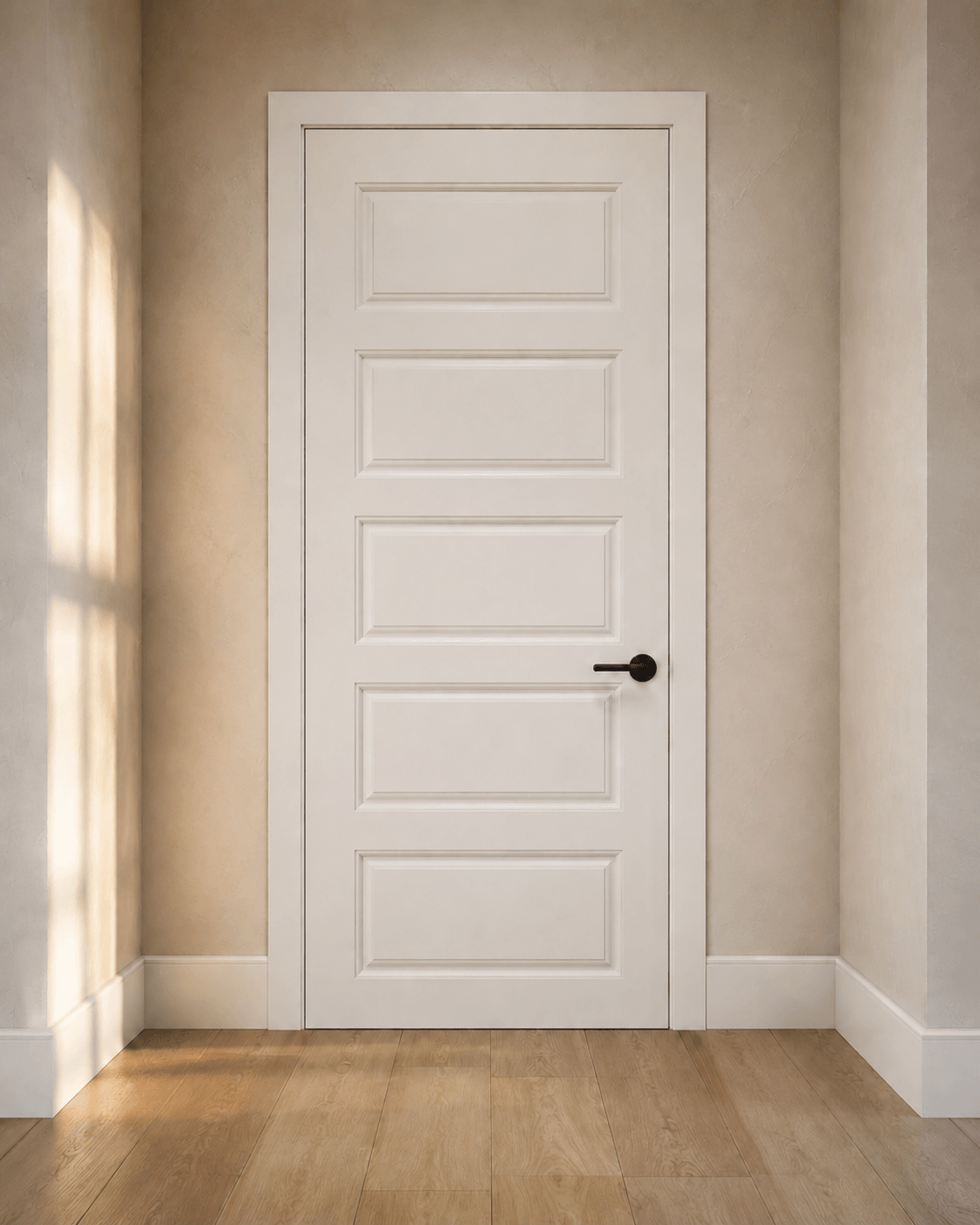 Traditional backband door casing — illustrative design