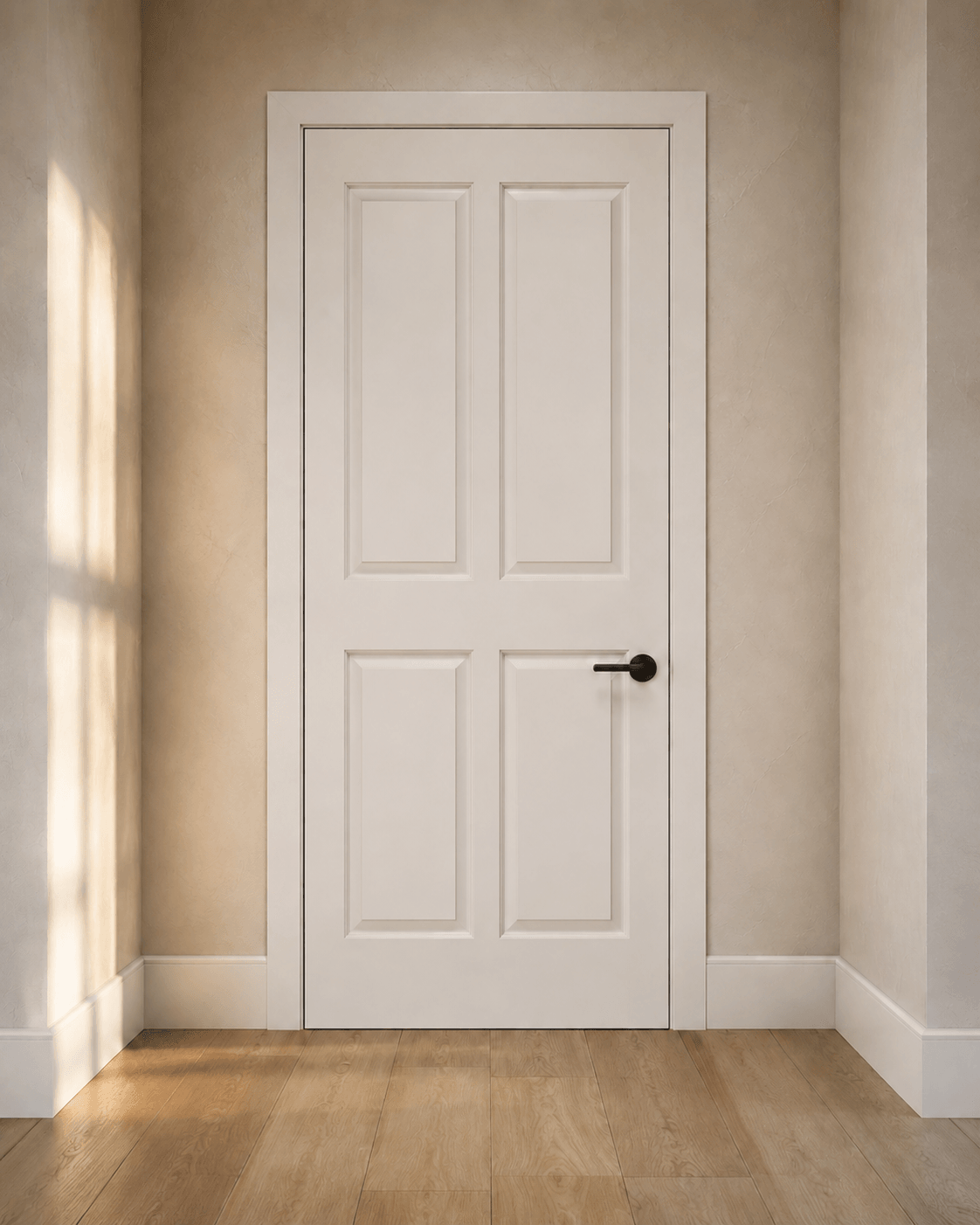 Arched door casing — illustrative design