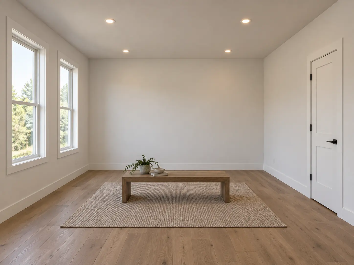 Straight Tongue And Groove Ceiling — before design concept