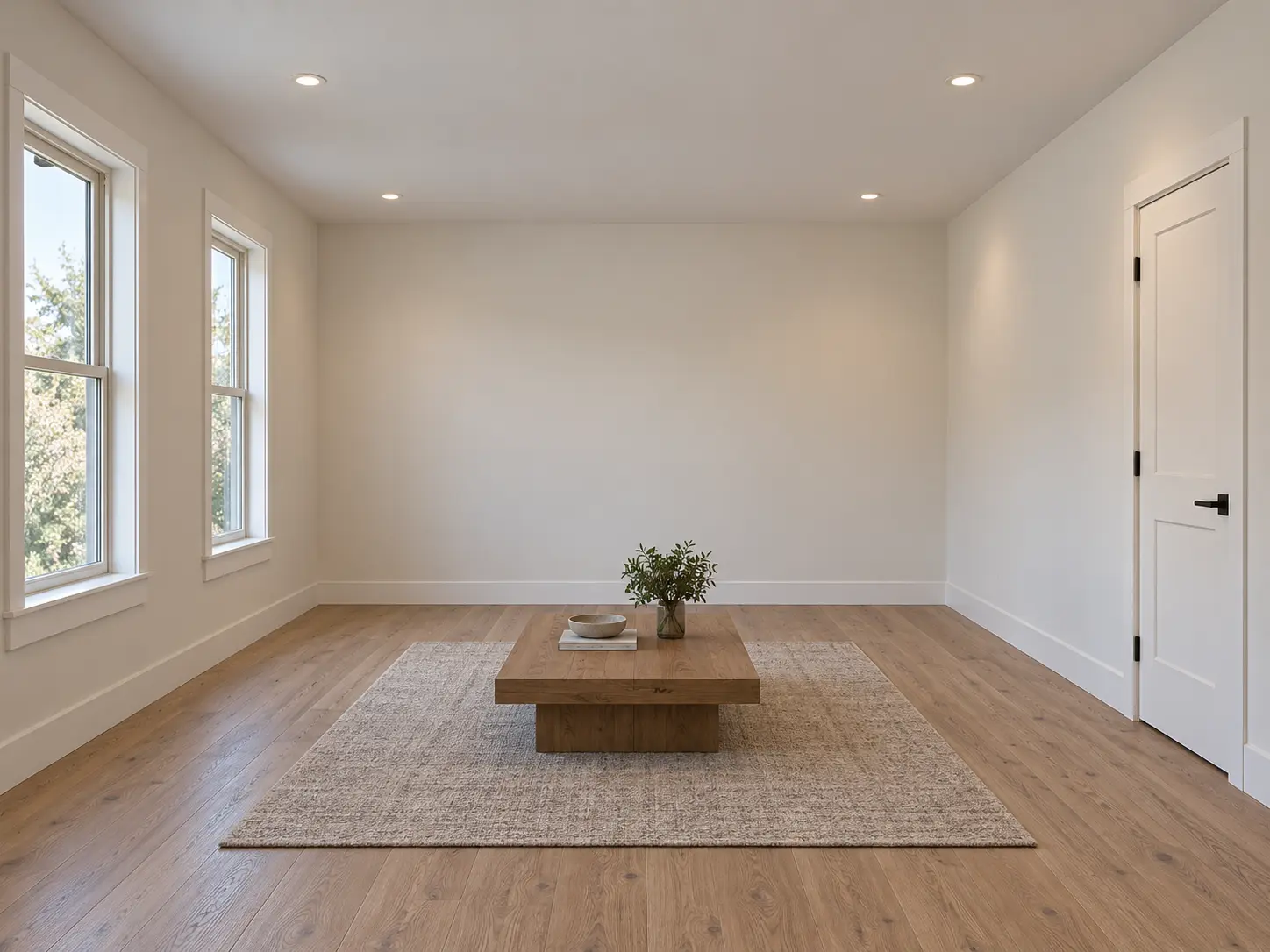 Herringbone Plank Ceiling — before design concept