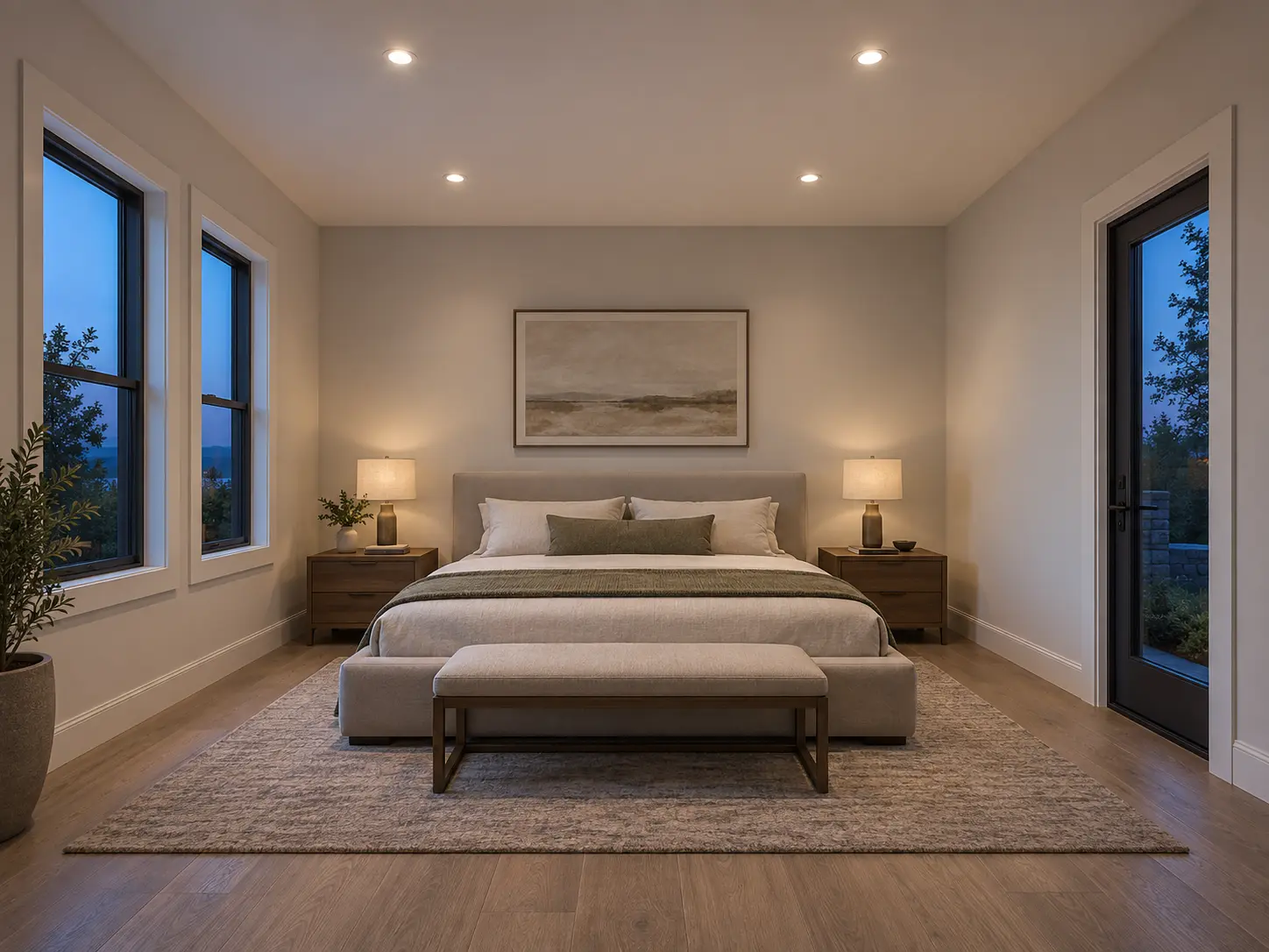 Cove Lit Floating Perimeter Ceiling — before design concept