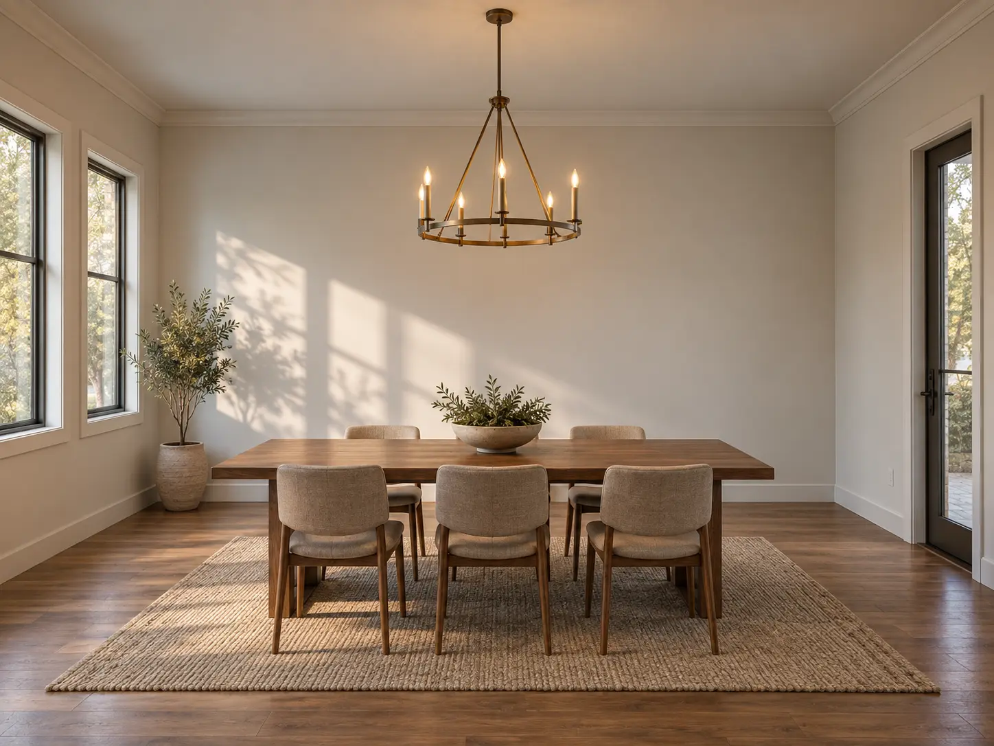 Traditional Raised Panel Wainscot — before design concept
