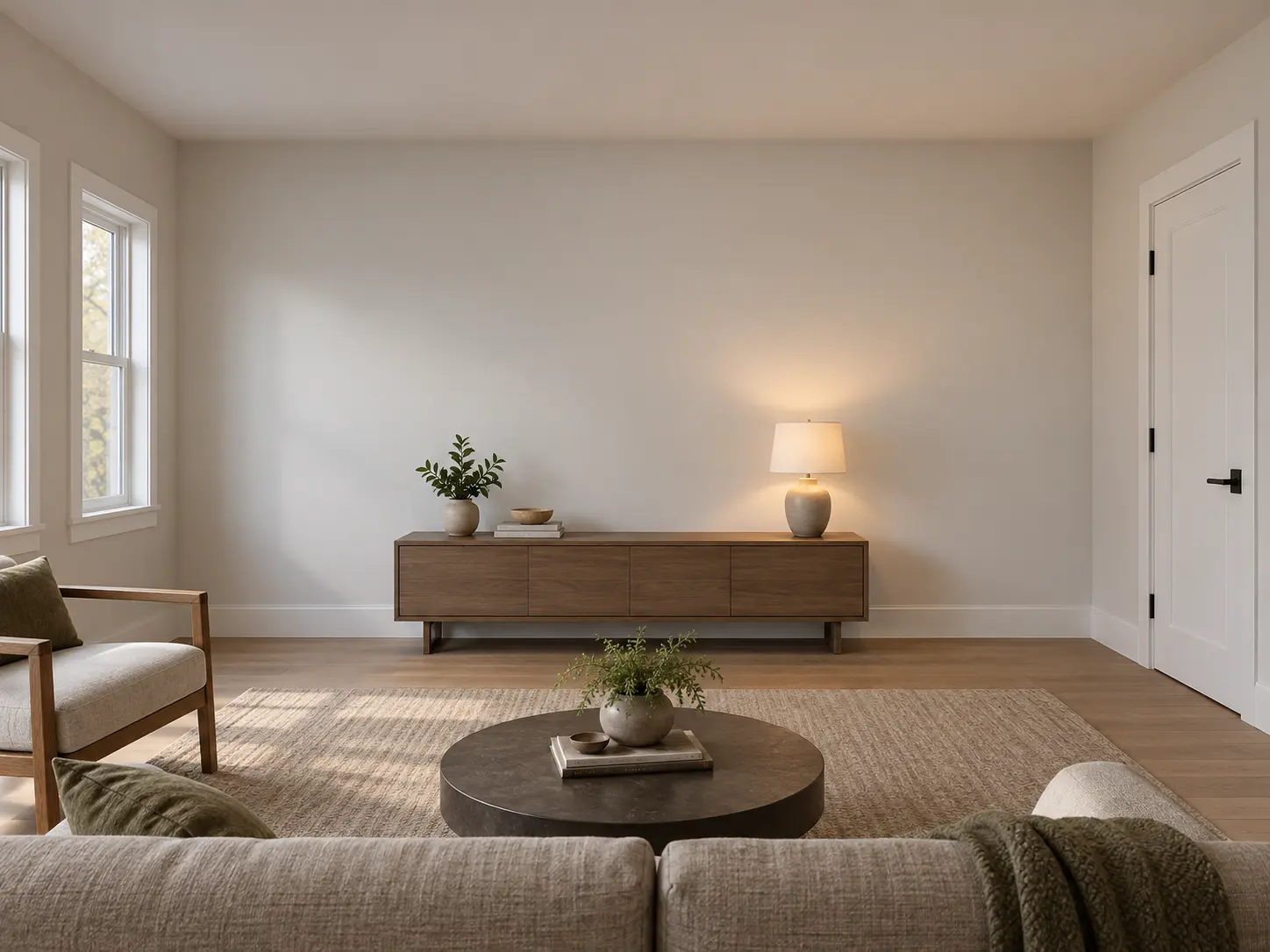 Vertical Tongue And Groove Accent Wall — before design concept