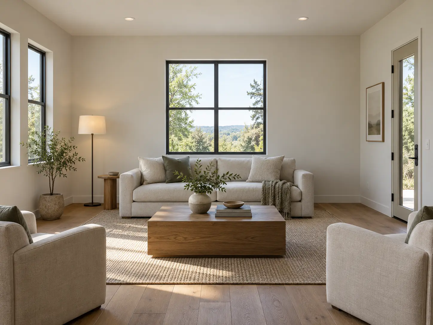 Window Seat Bookcase Wall — before design concept