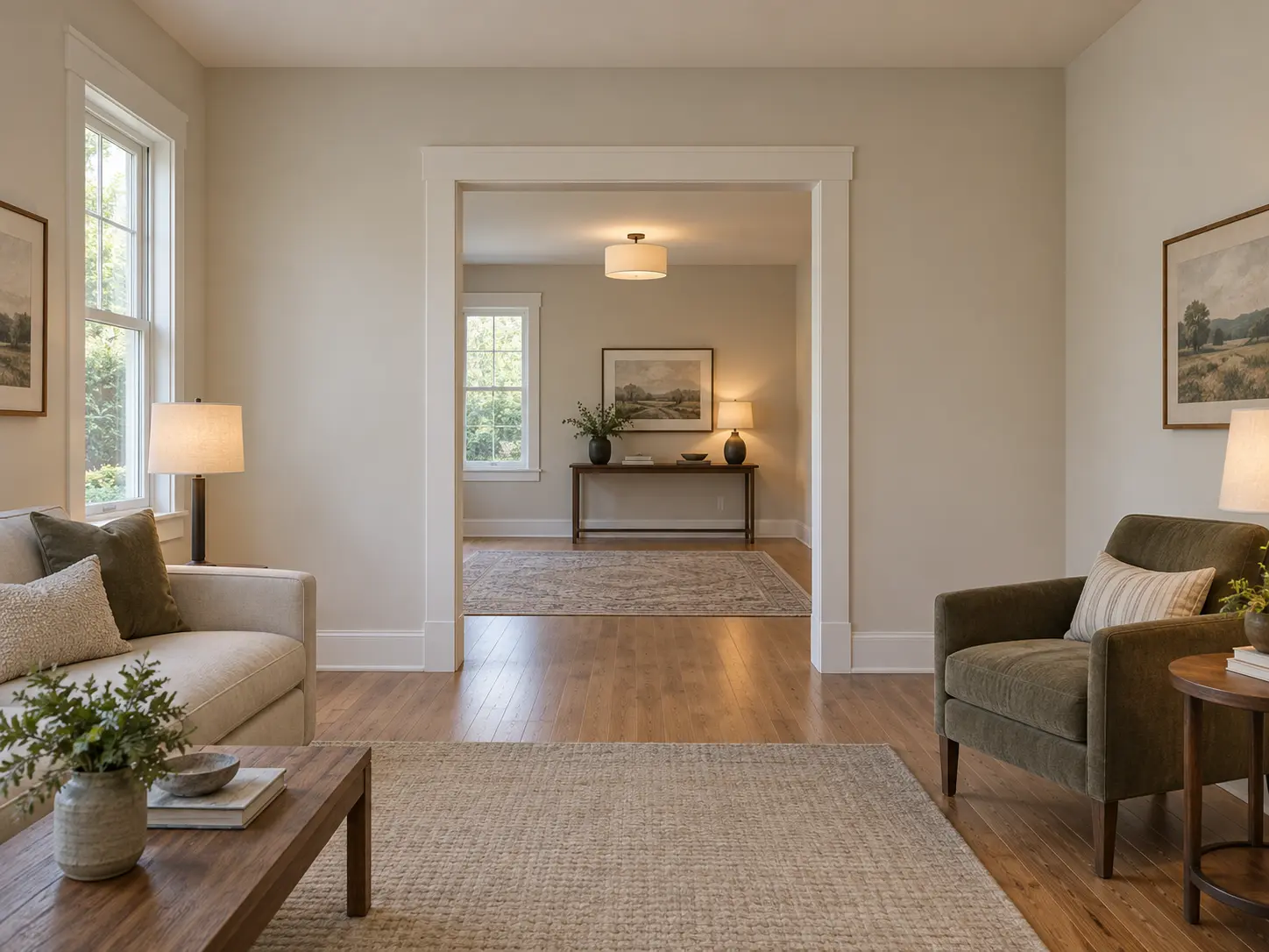 Paneled Jamb Cased Opening — before design concept