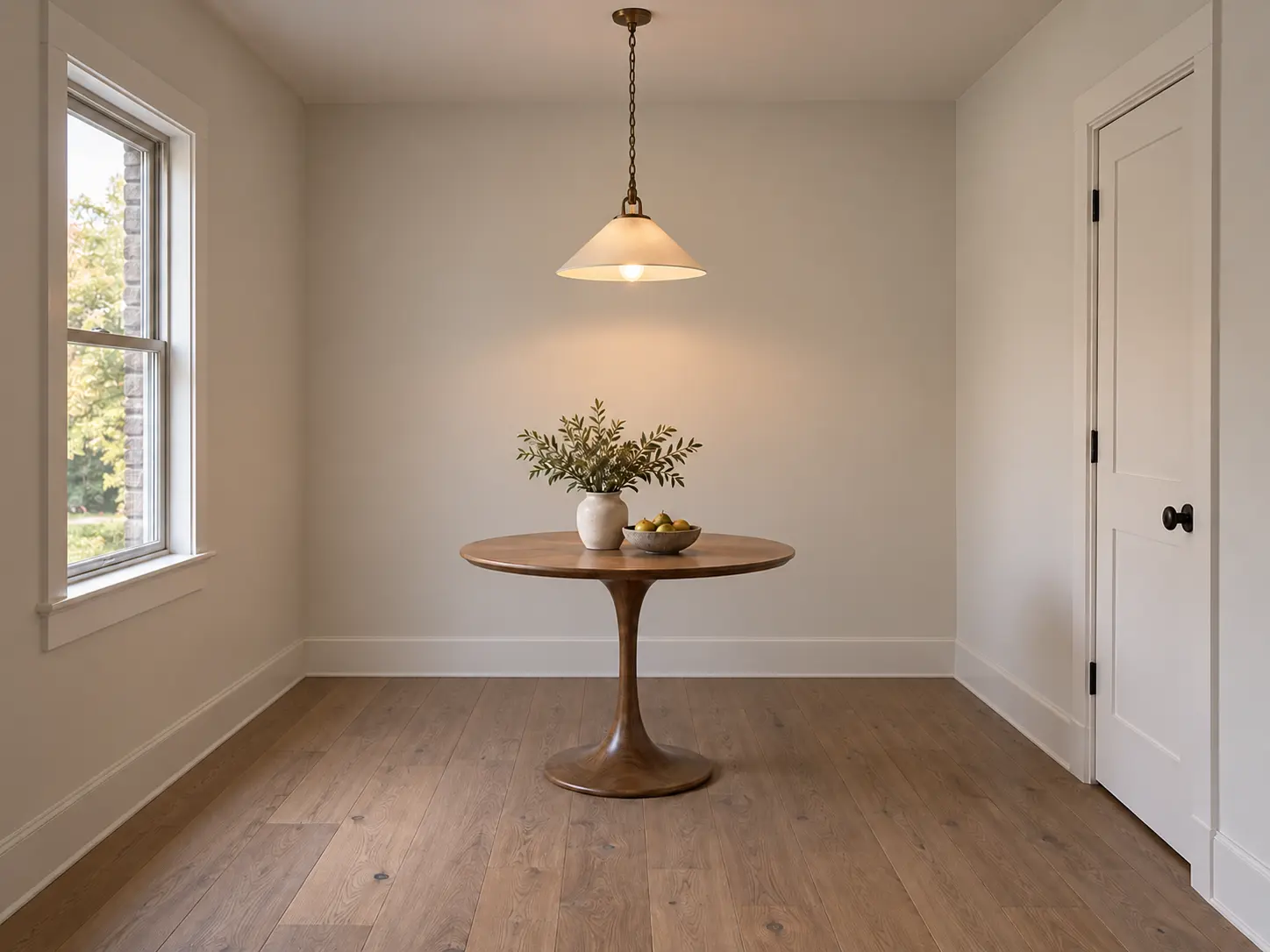 Dining Banquette Wall — before design concept