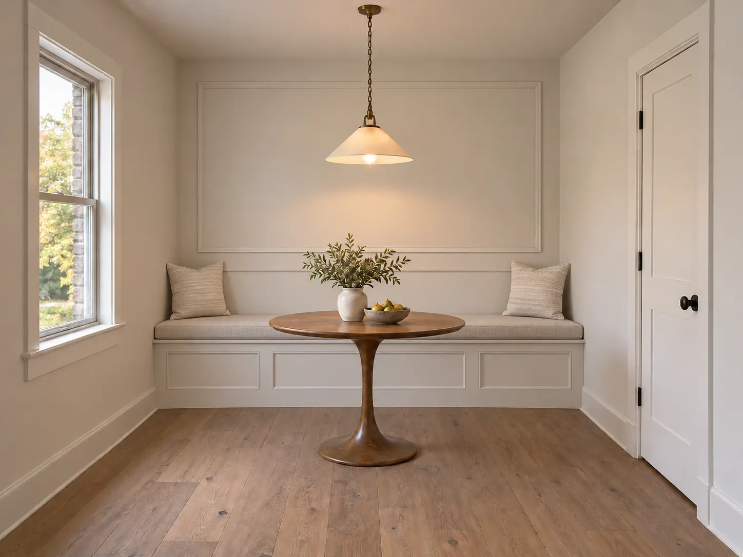 Dining Banquette Wall — after design concept