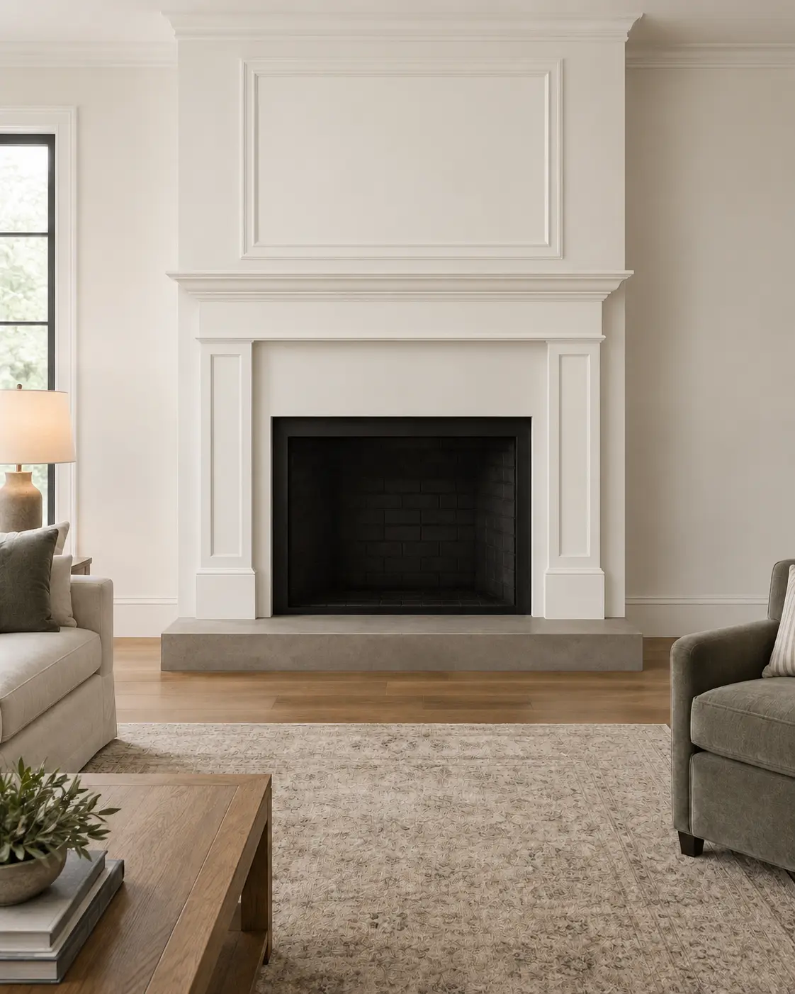 Georgian Layered Mantel — after design concept