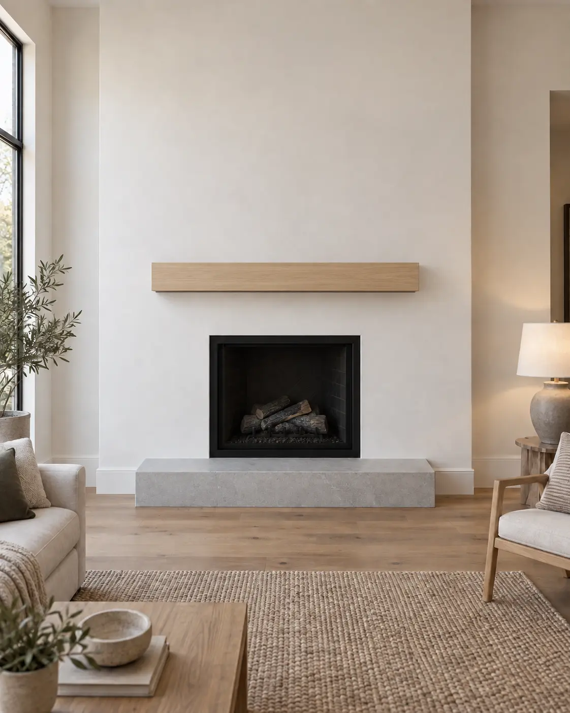 White Oak Shadow Gap Beam — after design concept