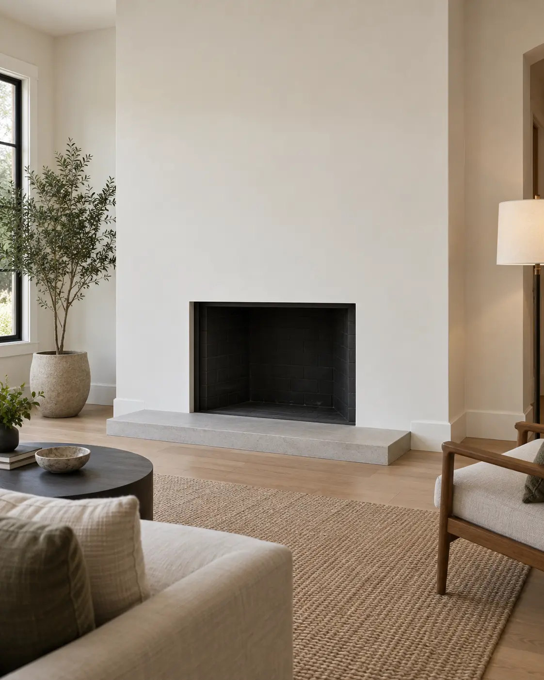 Fluted Modern Surround — before design concept