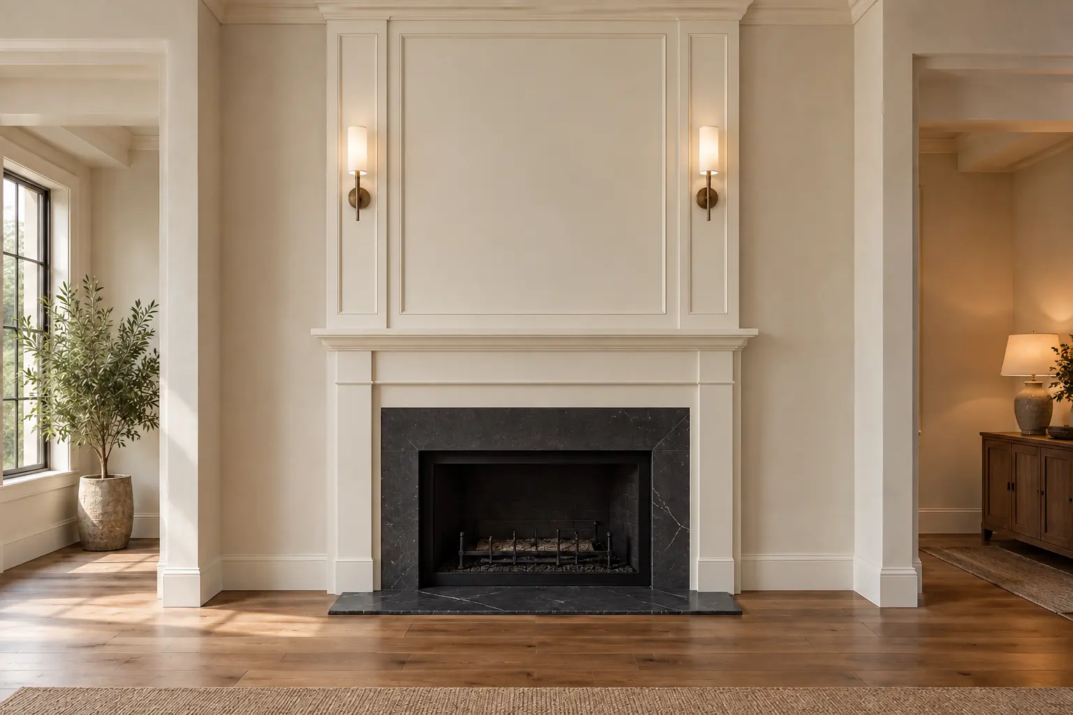Sconce Panel Overmantel — after design concept