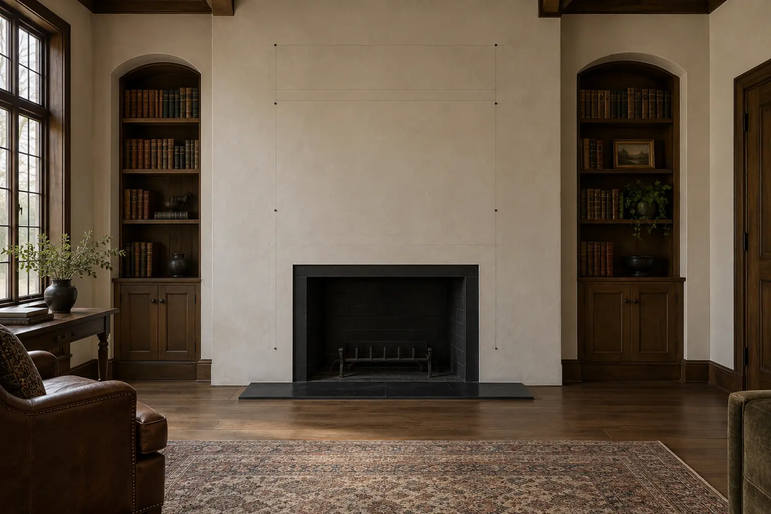 Tudor Linenfold Panel — before design concept