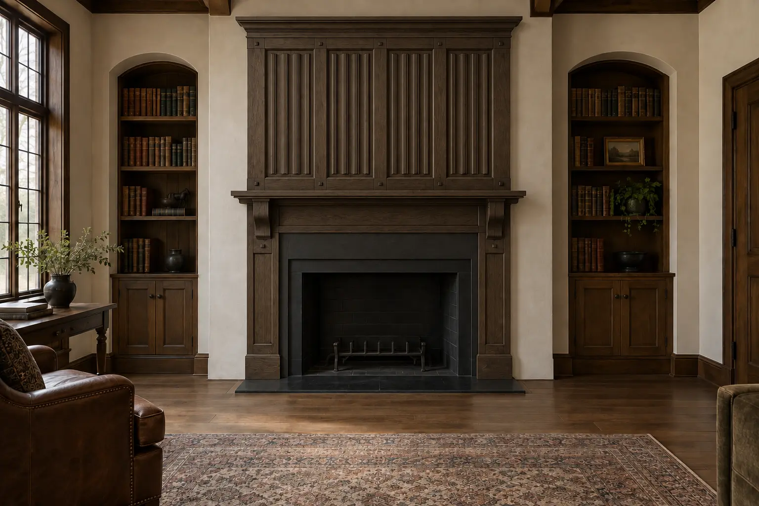 Tudor Linenfold Panel — after design concept