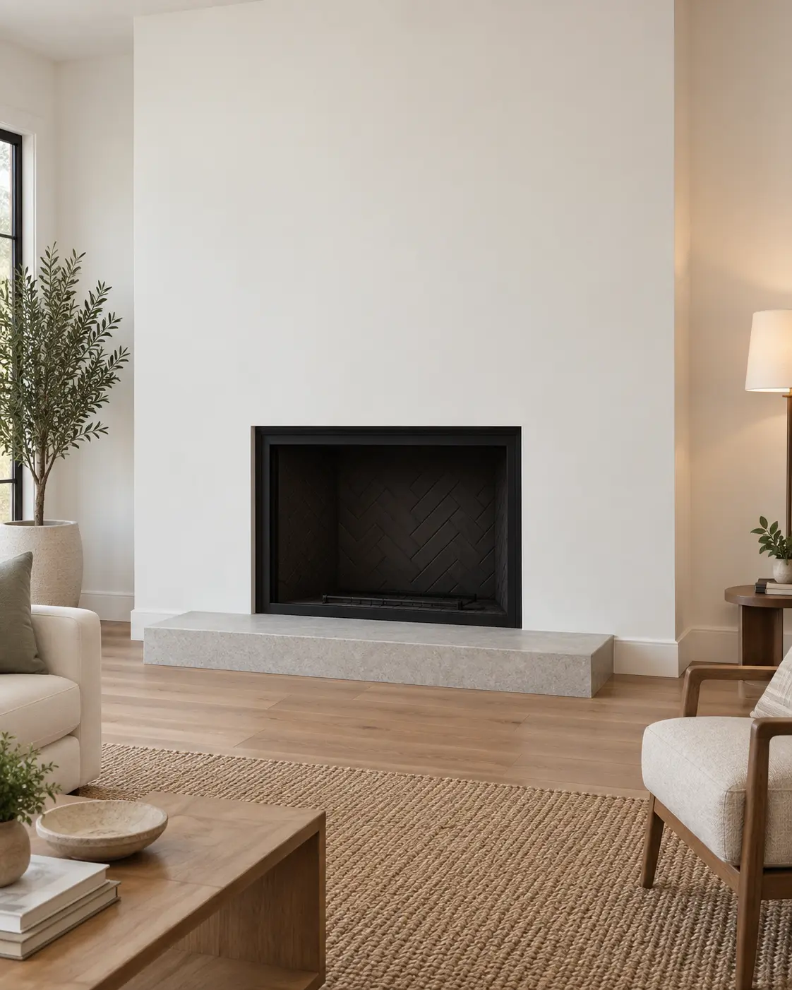 Transitional Stepped Mantel — before design concept