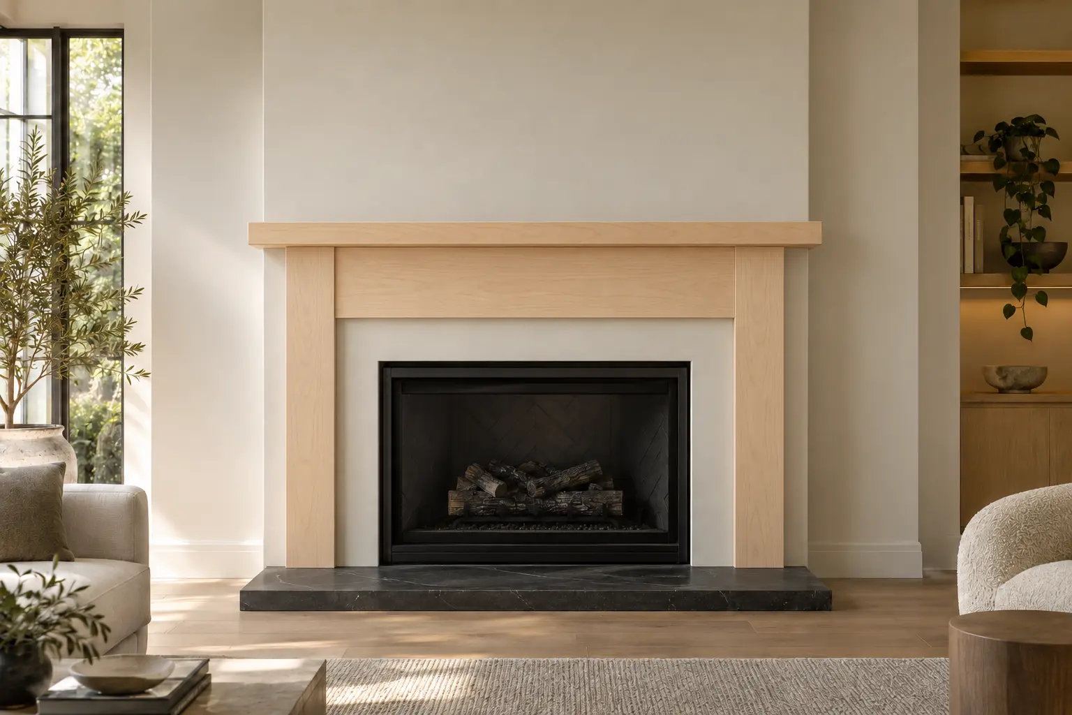Natural Maple Minimal Frame — after design concept