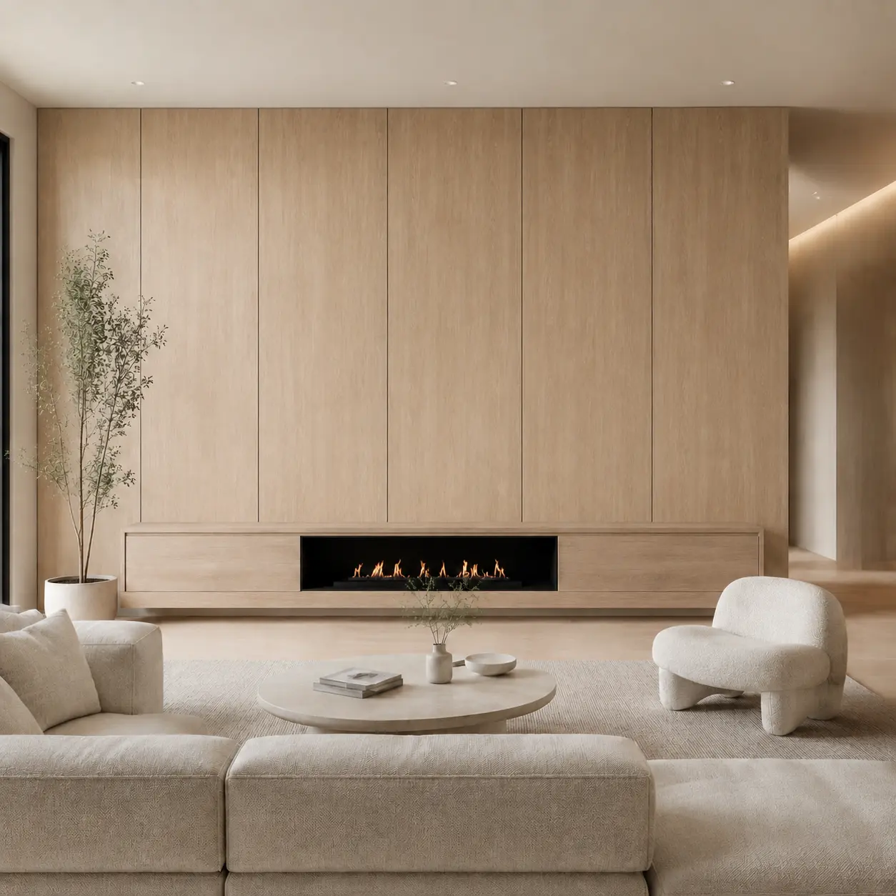 Feature Fireplace / Panel System