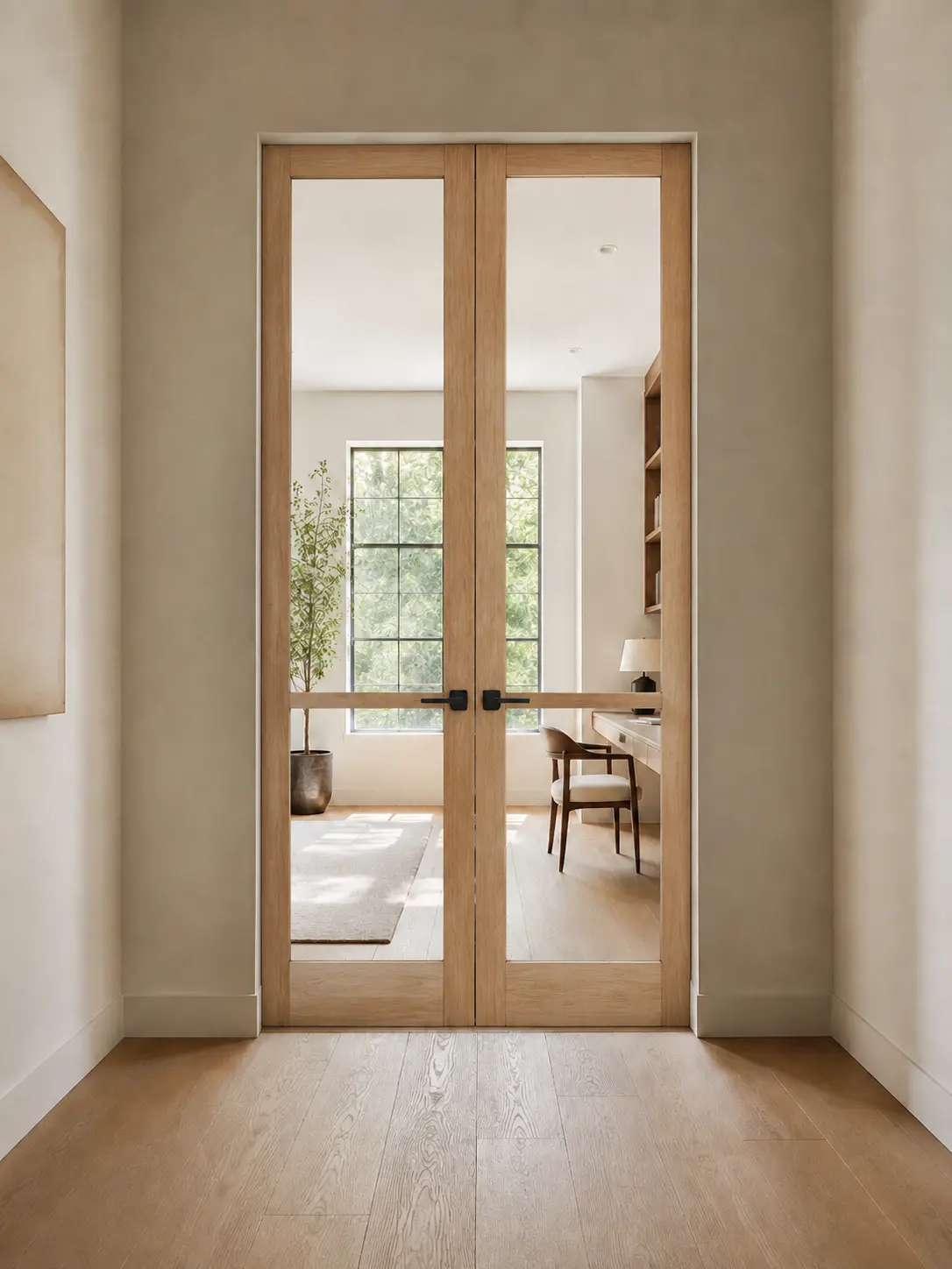 Paired French Doors — illustrative design