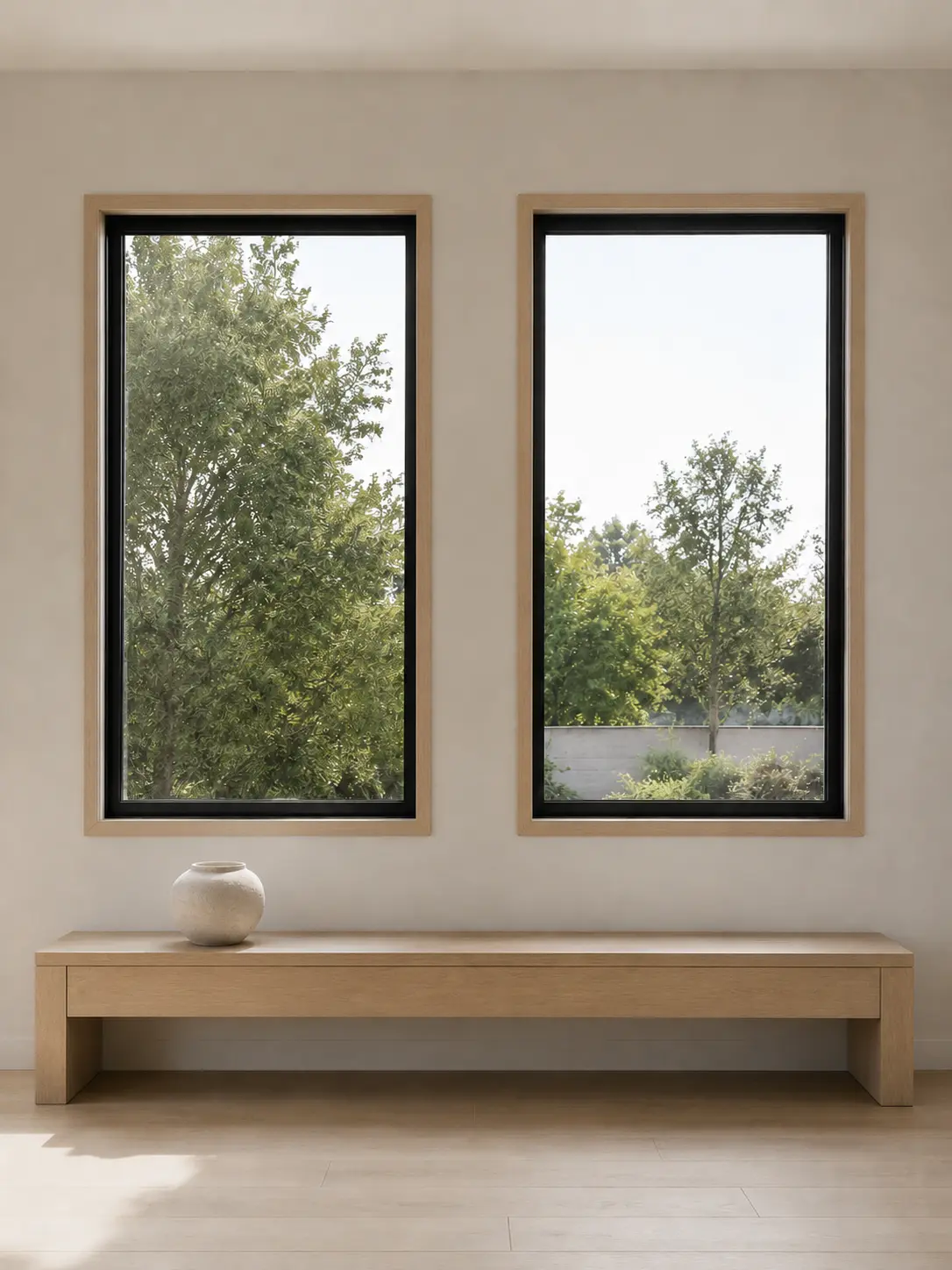 Window Casing / Stool / Apron — illustrative design