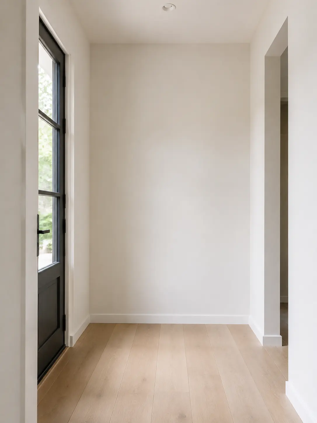 Mudroom Storage Wall — before design concept