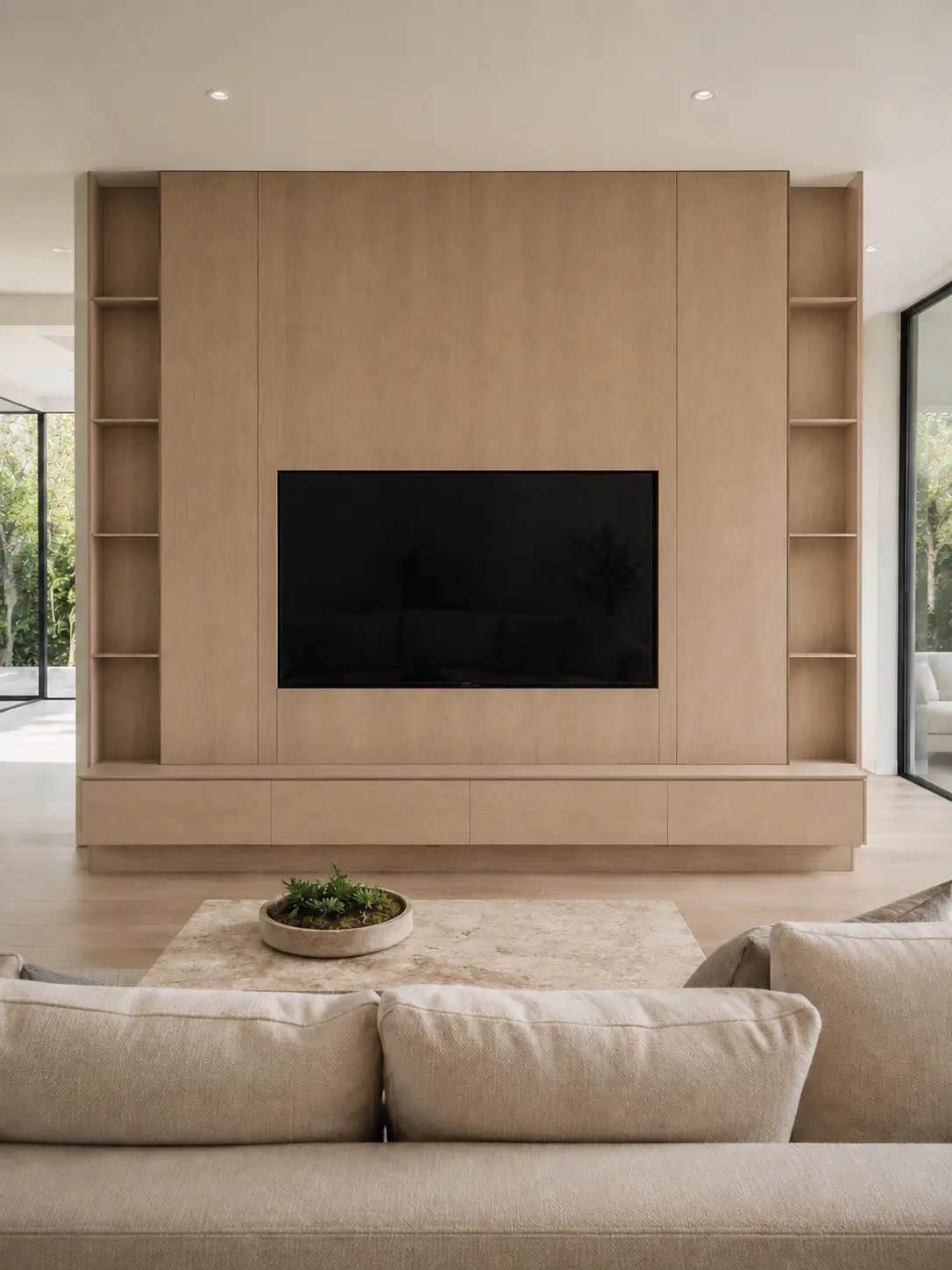 Integrated Media Wall — illustrative design