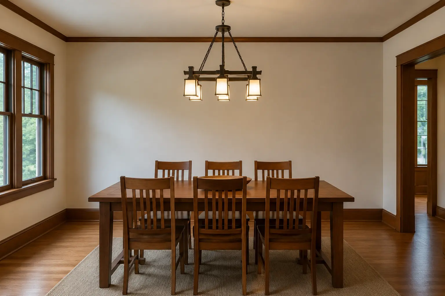 Dining Feature Wall — before design concept