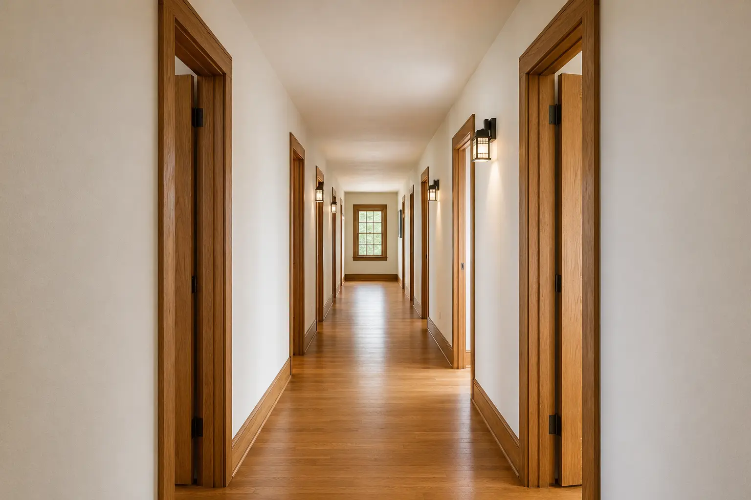 Gallery Hall Treatment — before design concept