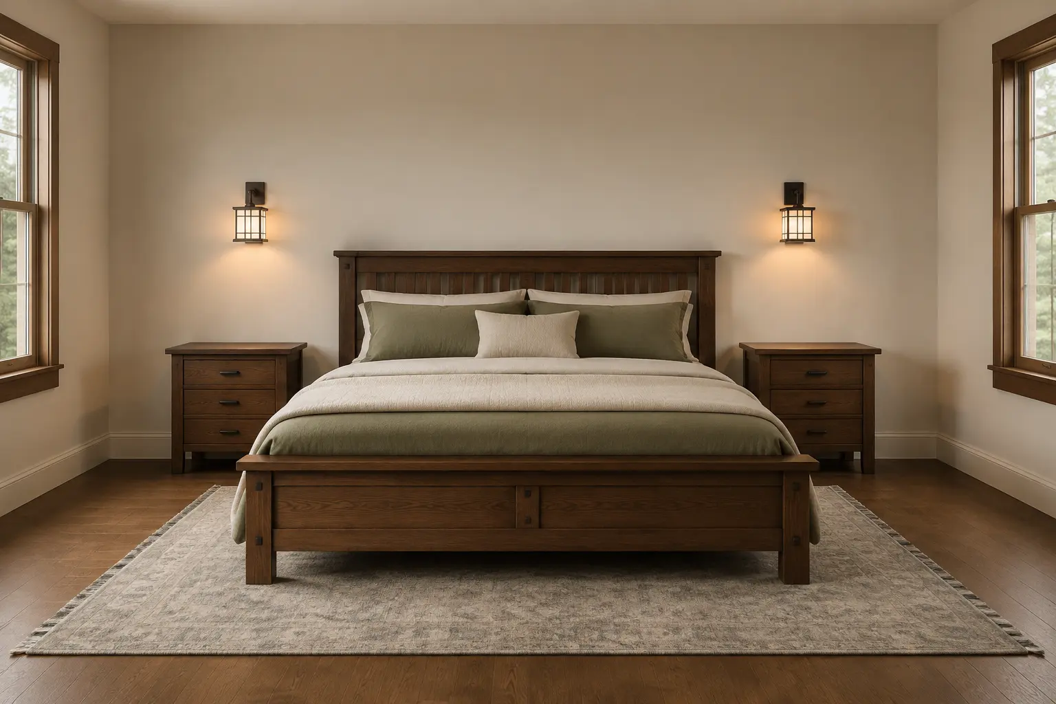 Headboard Wall — before design concept