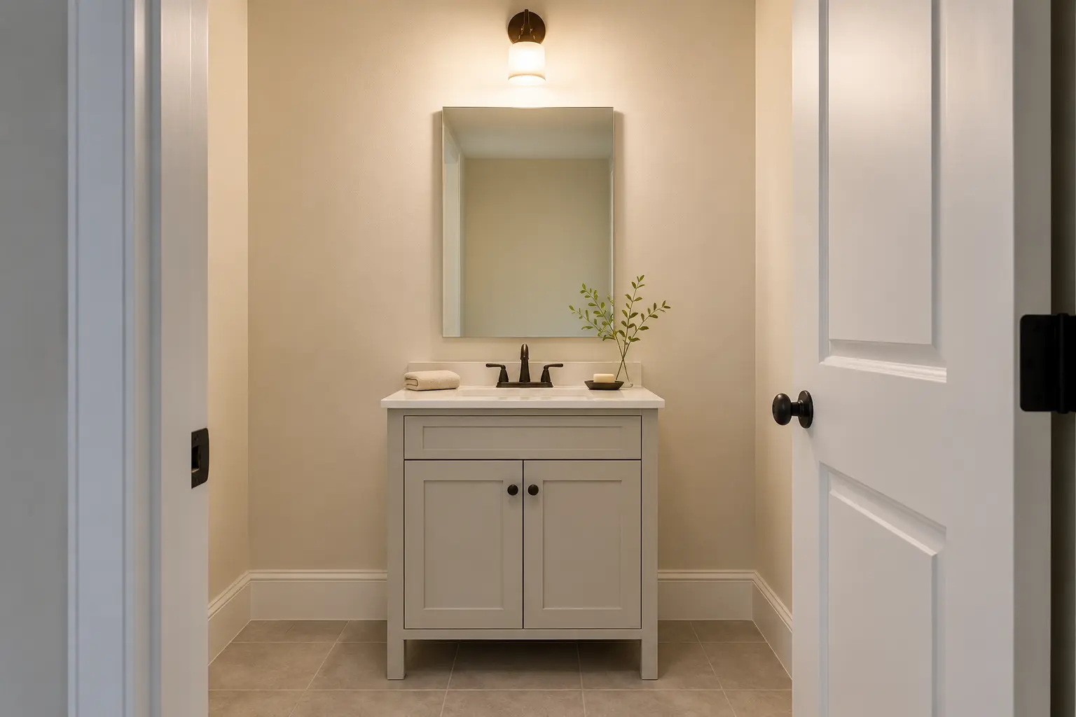 Powder Mirror Feature — before design concept