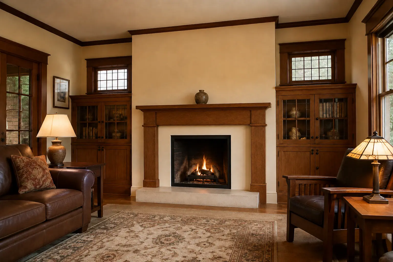 Layered Mantel System — illustrative design