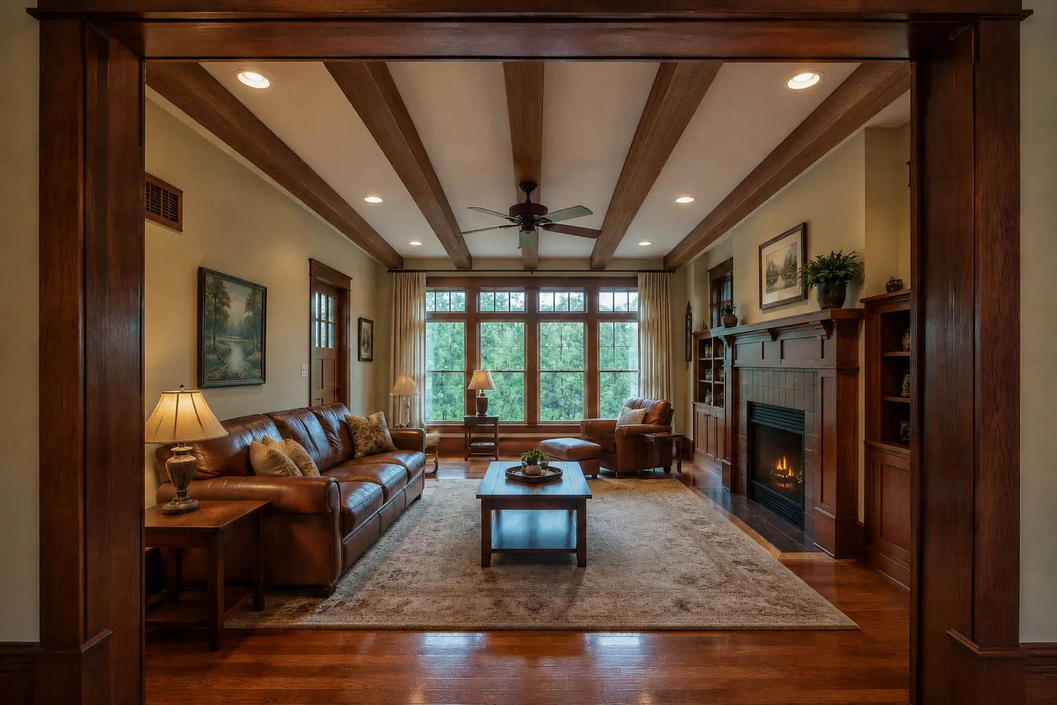 Parallel Beam Ceiling — illustrative design